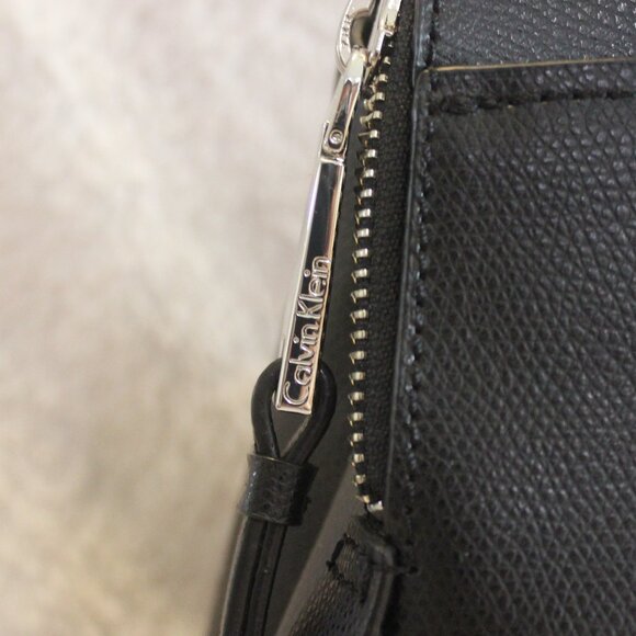 Calvin Klein Black Reese Top Handle Satchel - Picture 5 of 16